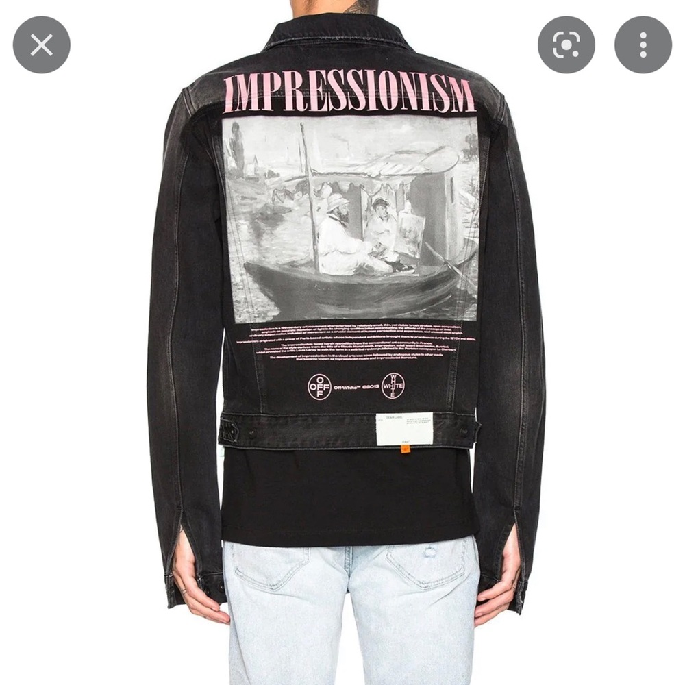 OFF-WHITE C/O VIRGIL ABLOH Exaggerated Denim Jacket